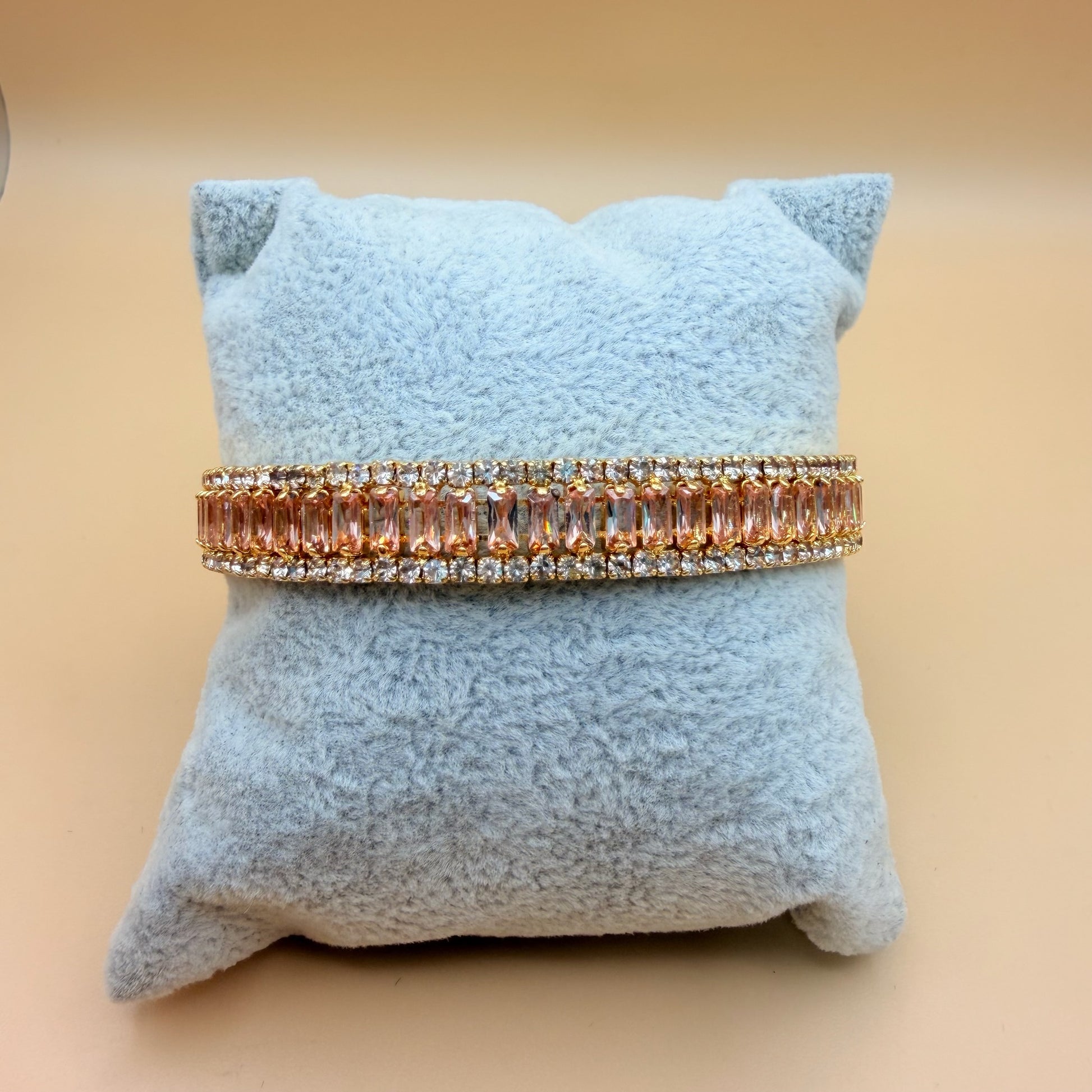 Regal Shine – Bracciale Placcato Oro con Gemme Colorate